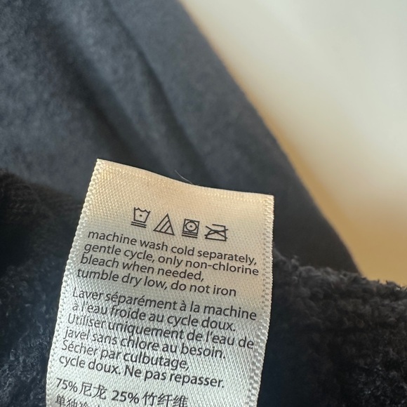 Barefoot Dreams CozyChic Lite Charcoal Cardigan Sweater Wrap Medium - Picture 6 of 11